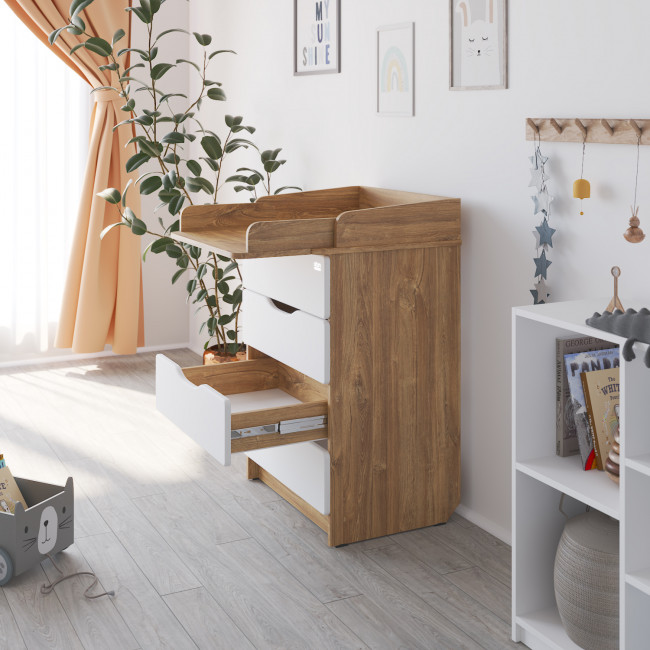Комод серия Сириус WOOD 604 дуб канзас